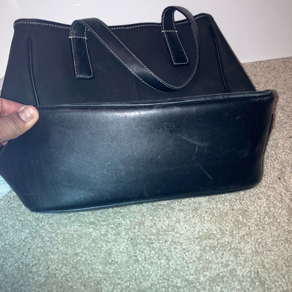Coach Black Leather Handbag